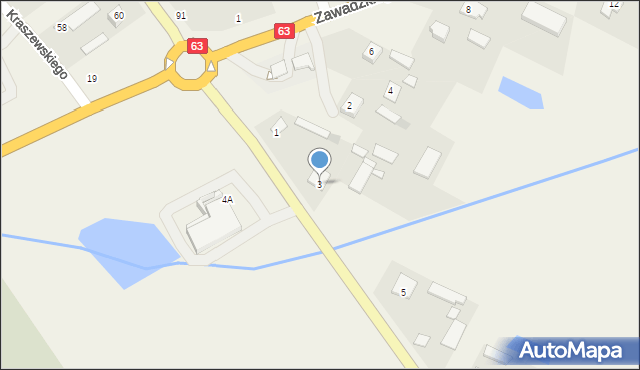 Wisznice, Włodawska, 3, mapa Wisznice