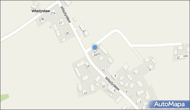 Władysław, Władysław, 14, mapa Władysław