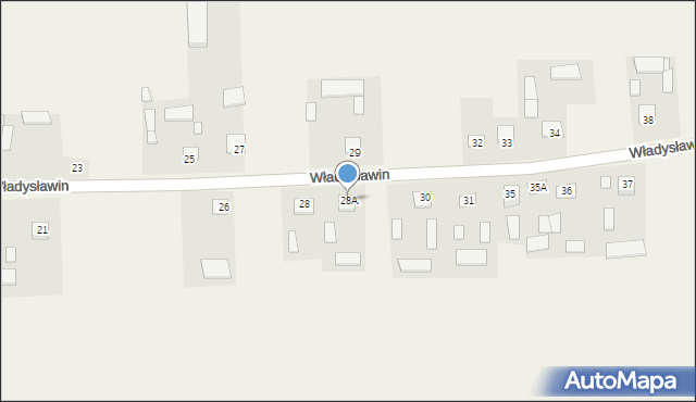 Władysławin, Władysławin, 28A, mapa Władysławin