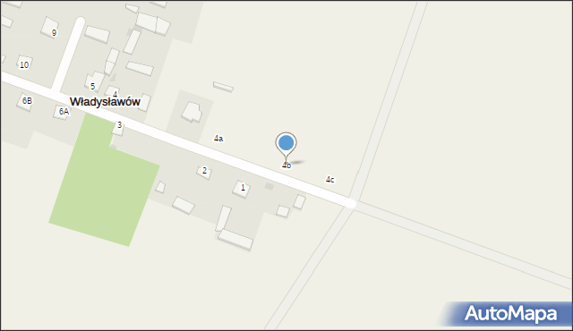 Władysławów, Władysławów, 4b, mapa Władysławów