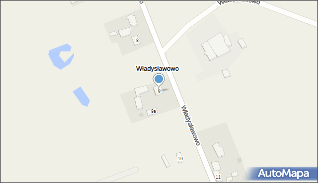 Władysławowo, Władysławowo, 9, mapa Władysławowo