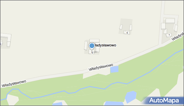 Władysławowo, Władysławowo, 5, mapa Władysławowo