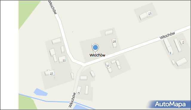 Włochów, Włochów, 15, mapa Włochów