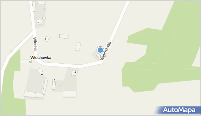 Włochówka, Włochówka, 1, mapa Włochówka