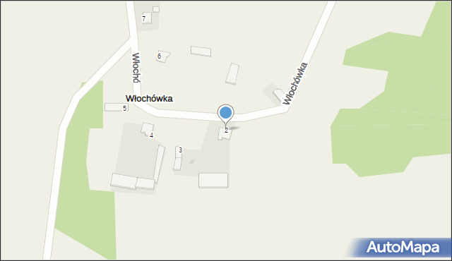 Włochówka, Włochówka, 2, mapa Włochówka