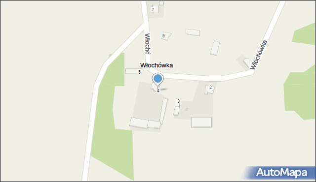 Włochówka, Włochówka, 4, mapa Włochówka