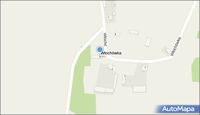 Włochówka, Włochówka, 5, mapa Włochówka