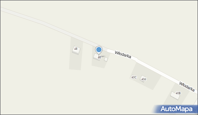 Włodarka, Włodarka, 46, mapa Włodarka