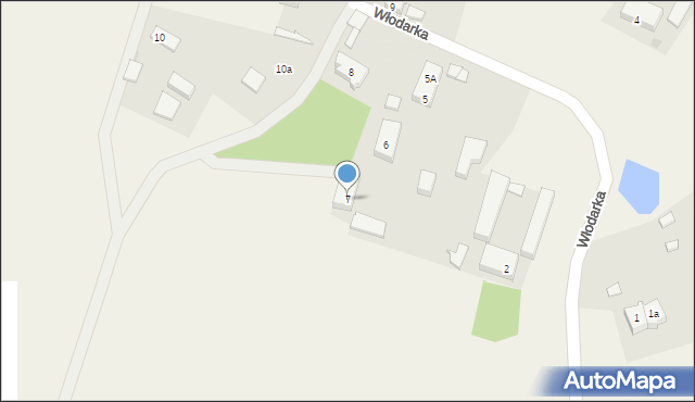 Włodarka, Włodarka, 7, mapa Włodarka