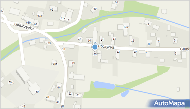 Włodzienin, Włodzienin, 20, mapa Włodzienin