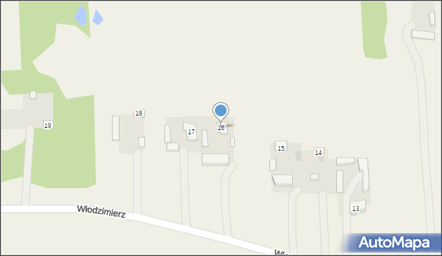 Włodzimierz, Włodzimierz, 16, mapa Włodzimierz