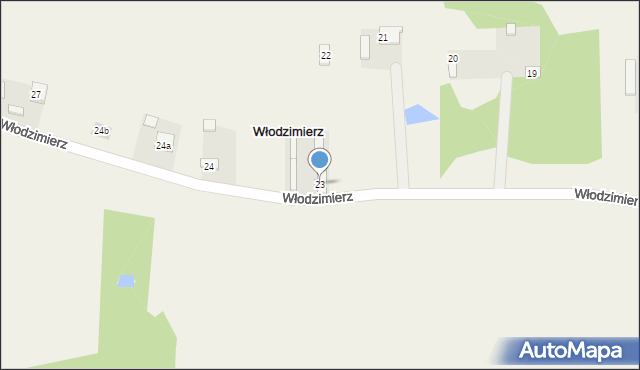 Włodzimierz, Włodzimierz, 23, mapa Włodzimierz