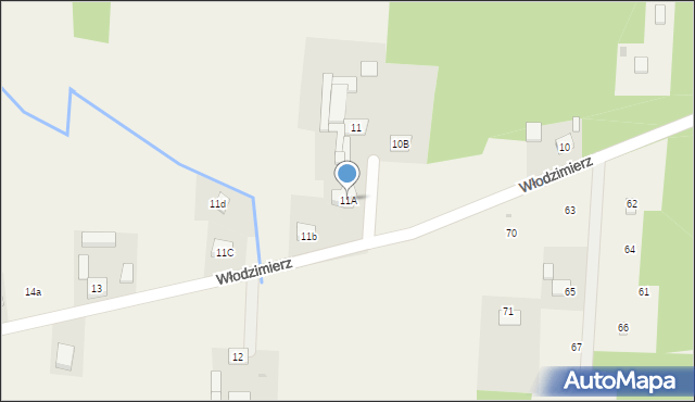 Włodzimierz, Włodzimierz, 11A, mapa Włodzimierz