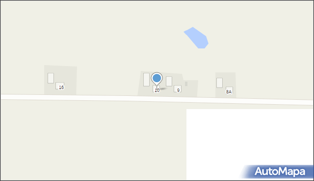 Włodzimierzewo, Włodzimierzewo, 10, mapa Włodzimierzewo