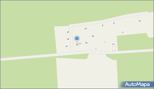 Włodzimierzów, Włodzimierzów, 1b, mapa Włodzimierzów