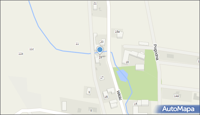 Włóki, Włóki, 19, mapa Włóki