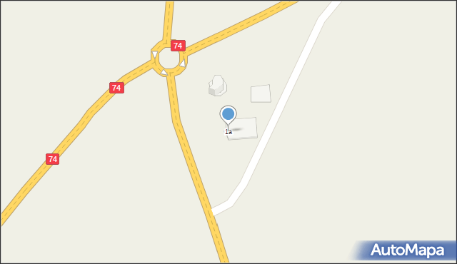 Wlonice, Wlonice, 1a, mapa Wlonice