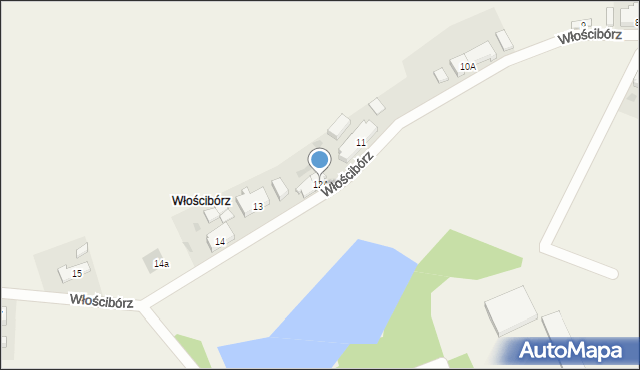 Włościbórz, Włościbórz, 12A, mapa Włościbórz