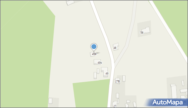 Włościejewice, Włościejewice, 49a, mapa Włościejewice
