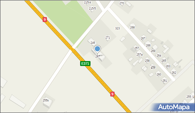 Włostów, Włostów, 247, mapa Włostów