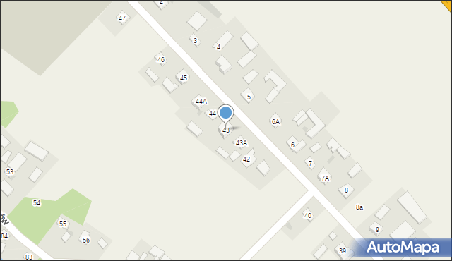 Włostów, Włostów, 43, mapa Włostów