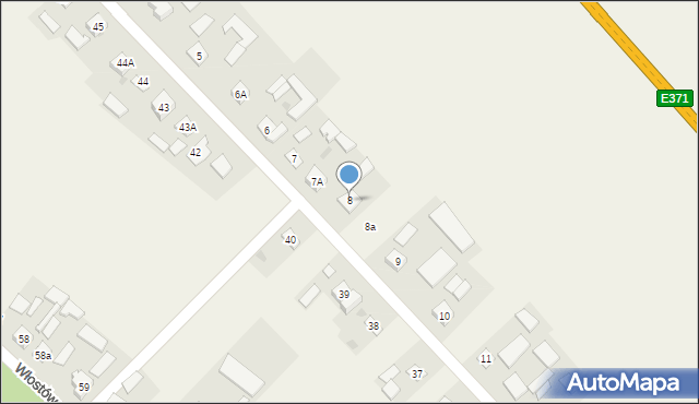 Włostów, Włostów, 8, mapa Włostów