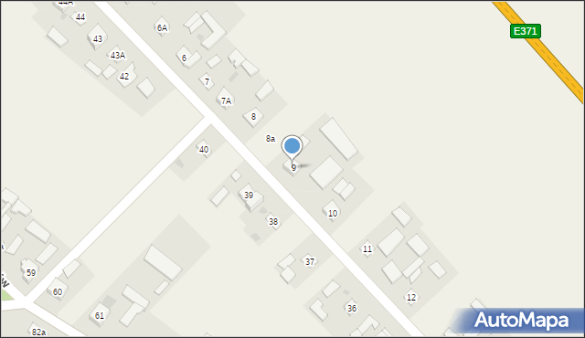 Włostów, Włostów, 9, mapa Włostów