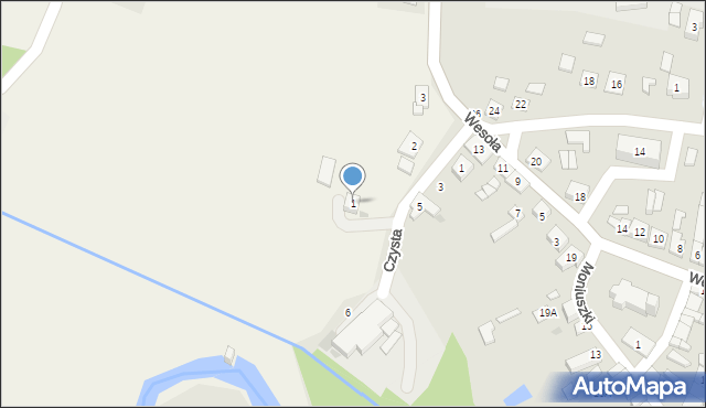 Włostowice, Włostowice, 1, mapa Włostowice