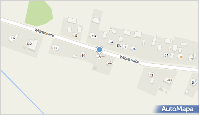 Włostowice, Włostowice, 29, mapa Włostowice