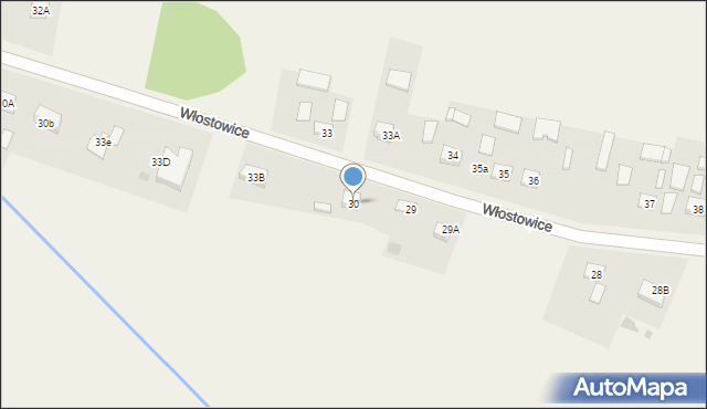 Włostowice, Włostowice, 30, mapa Włostowice