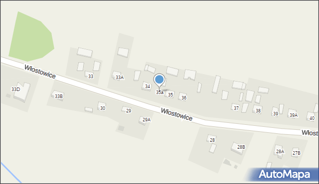 Włostowice, Włostowice, 35a, mapa Włostowice