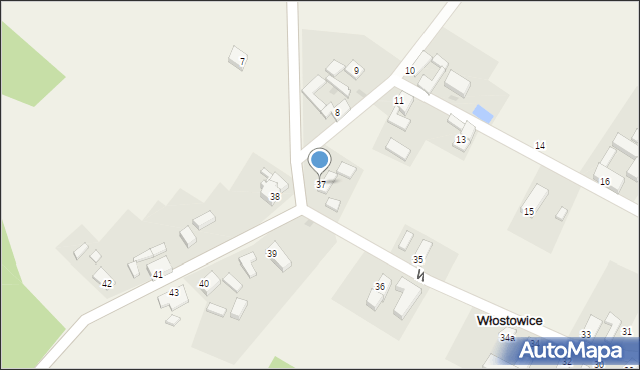 Włostowice, Włostowice, 37, mapa Włostowice