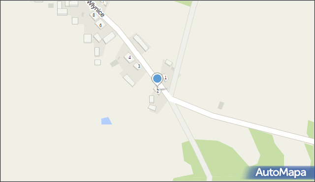 Włynice, Włynice, 2, mapa Włynice