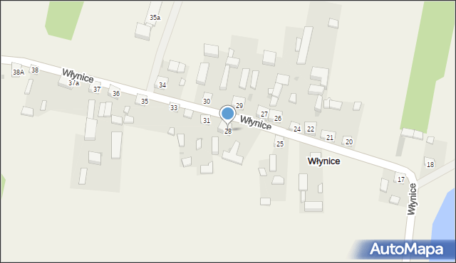 Włynice, Włynice, 28, mapa Włynice