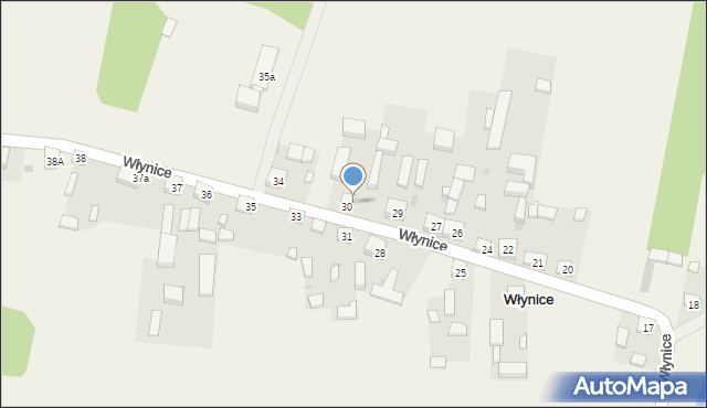 Włynice, Włynice, 32, mapa Włynice
