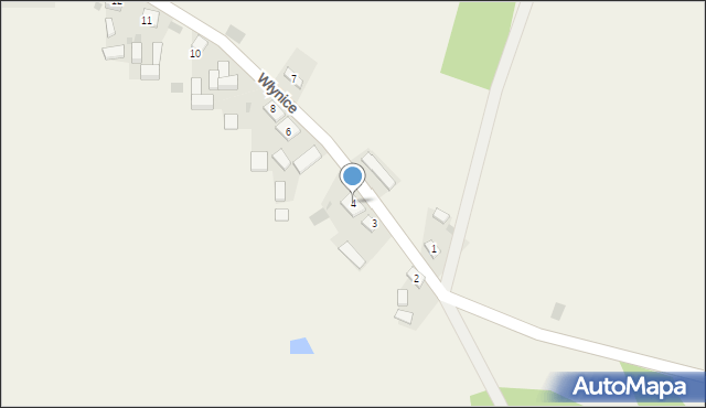 Włynice, Włynice, 4, mapa Włynice