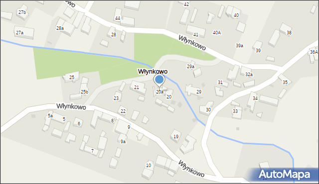 Włynkowo, Włynkowo, 20a, mapa Włynkowo