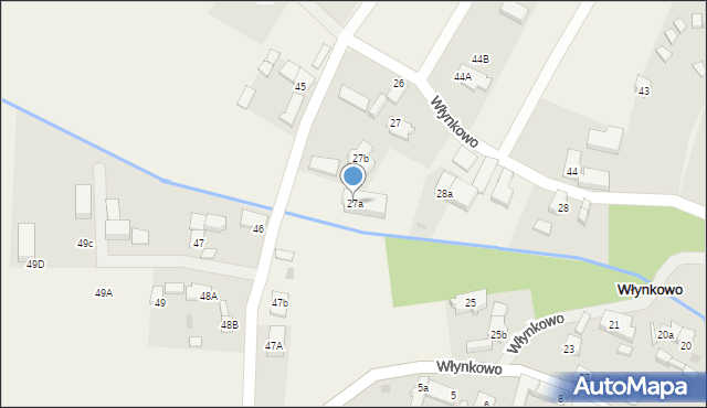 Włynkowo, Włynkowo, 27a, mapa Włynkowo