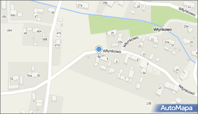 Włynkowo, Włynkowo, 5a, mapa Włynkowo