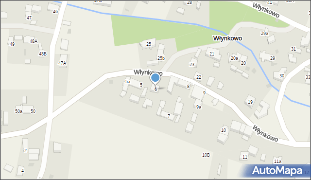 Włynkowo, Włynkowo, 6, mapa Włynkowo