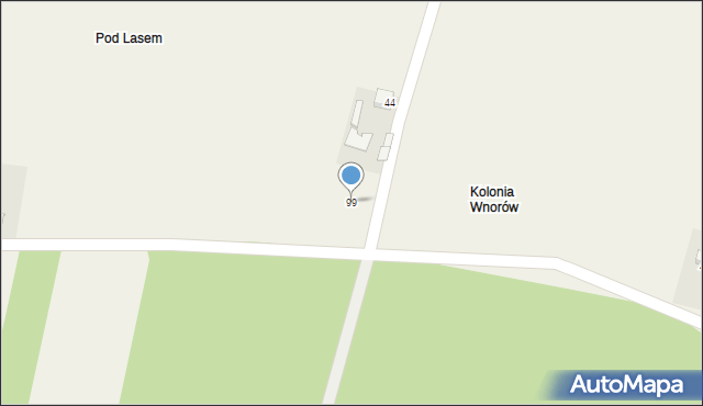 Wnorów, Wnorów, 99, mapa Wnorów