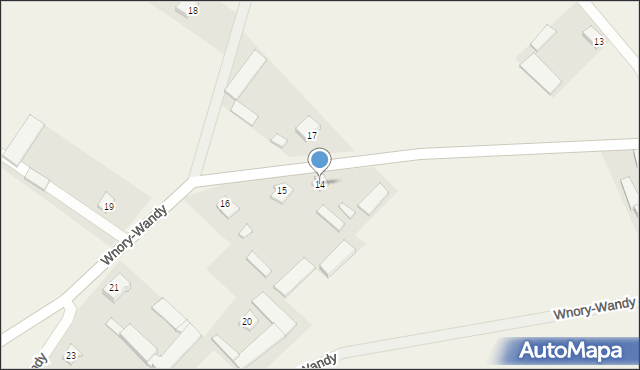 Wnory-Wandy, Wnory-Wandy, 14, mapa Wnory-Wandy