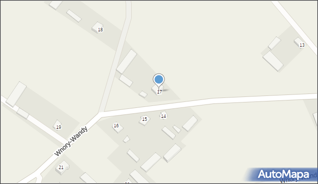 Wnory-Wandy, Wnory-Wandy, 17, mapa Wnory-Wandy