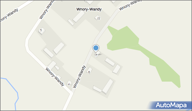 Wnory-Wandy, Wnory-Wandy, 7, mapa Wnory-Wandy