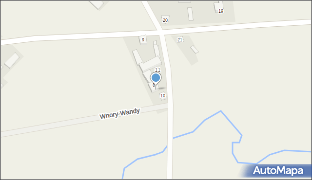 Wnory-Wandy, Wnory-Wandy, 8a, mapa Wnory-Wandy