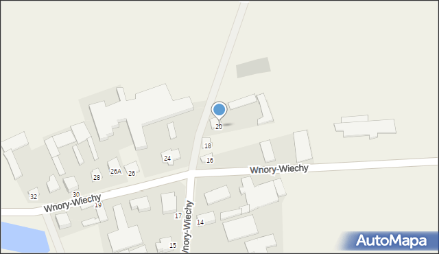 Wnory-Wiechy, Wnory-Wiechy, 20, mapa Wnory-Wiechy