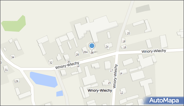 Wnory-Wiechy, Wnory-Wiechy, 26, mapa Wnory-Wiechy