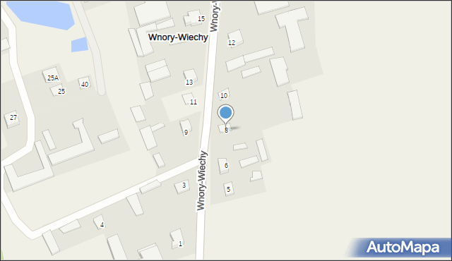 Wnory-Wiechy, Wnory-Wiechy, 8, mapa Wnory-Wiechy
