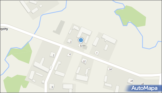 Wnory-Wypychy, Wnory-Wypychy, 5, mapa Wnory-Wypychy