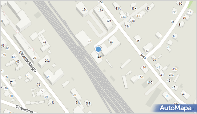 Aleksandrów Kujawski, Wojska Polskiego, 14a, mapa Aleksandrów Kujawski